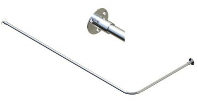 Карниз для ванны и душевого поддона 170*70 Г-образный Тругор фото в интернет-магазине Русалия