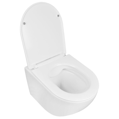 Унитаз подвесной безободковый Fatto AZ-1049WS с сиденьем микролифт Azario фото в интернет-магазине Русалия