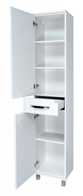 Шкаф - пенал Терра 40 левый (белый) П-Тер0504001-1ЯЛ Misty фото в интернет-магазине Русалия