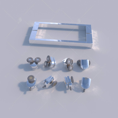 Душевой уголок квадрат 80х80 CL-34 RGW фото в интернет-магазине Русалия