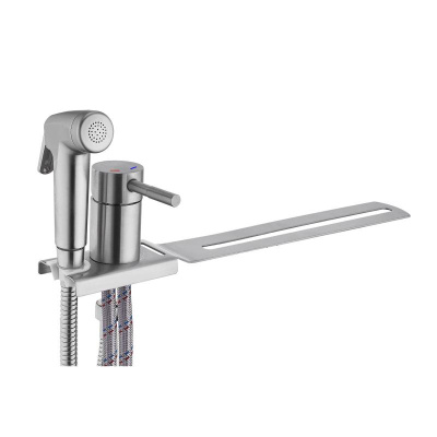 Гигиенический душ FASHUN с установкой на унитаз сатин (A57103) фото в интернет-магазине Русалия