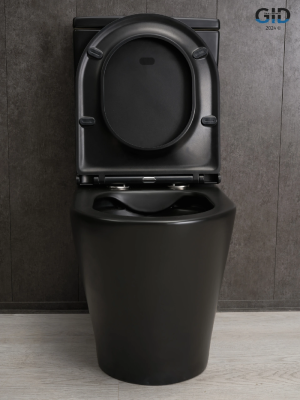 Унитаз напольный Gid Tn2189Bm 62248Y черный матовый 64.5x38.5x82.5 фото в интернет-магазине Русалия