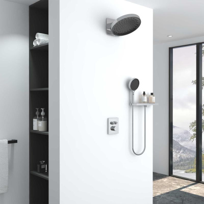 Душевой комплект Inspire VSFW-3I21MT3RCH встраиваемый, термостатический, двухрежимный, хром Vincea фото в интернет-магазине Русалия