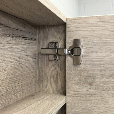 COMFORTY. Зеркало-шкаф "Марио-60" дуб дымчатый фото в интернет-магазине Русалия