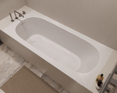 Ванна акриловая Vincea VBT-710-1700, 1700*750*460, цвет белый фото в интернет-магазине Русалия