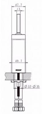 Смеситель для умывальника Spring F179113C Bravat фото в интернет-магазине Русалия