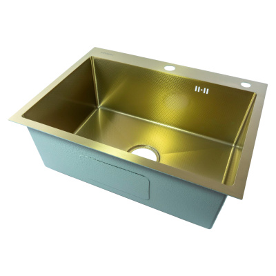 Мойка для кухни Fmark FSC6045C, матовое золото фото в интернет-магазине Русалия