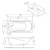 W76A-150-070W-A Sense New, ванна акриловая А0 150х70, см Am.Pm фото в интернет-магазине Русалия