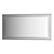 Зеркало настенное в багетной раме хром со встроенным LED-светильником Ledside EVOFORM 150x75 см, BY 2210 фото в интернет-магазине Русалия
