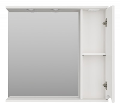 Зеркальный шкаф Атлантик 80 правый П-Атл-4080-010П Misty фото в интернет-магазине Русалия