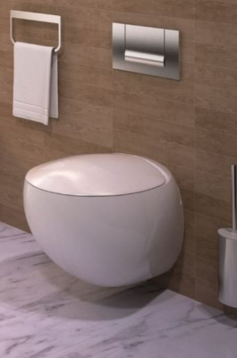 Унитаз подвесной Ringo с сиденьем микролифт RNGSLWH0104 Sanita Luxe фото в интернет-магазине Русалия