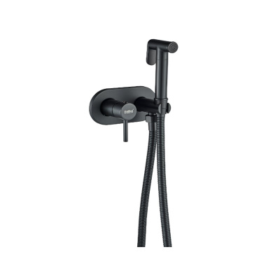 Гигиенический душ со смесителем Haiba черный (HB5515-7) фото в интернет-магазине Русалия