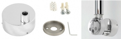 Комплект скрытого монтажа для электрических полотенцесушителей, хром LM0101C Lemark фото в интернет-магазине Русалия