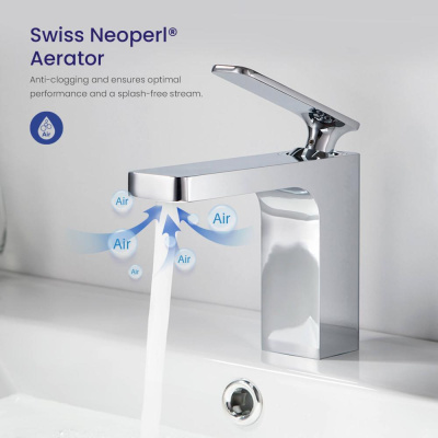 Смеситель для раковины Timo Torne (4361/00F chrome) фото в интернет-магазине Русалия