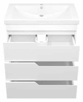 Тумба Софт 75 с раковиной Misty Алиса 75 Misty фото в интернет-магазине Русалия