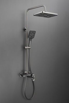 Душевая система HAIBA цвет: оружейная сталь (HB24732-3) фото в интернет-магазине Русалия