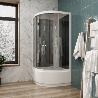 Кабина EC921 душевая PARLY 
 90х90х215 см фото в интернет-магазине Русалия