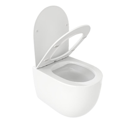 Унитаз OGLIO Aria подвесной безободковый Ceruttispa CT8909 (485x365x350) фото в интернет-магазине Русалия