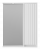 Зеркальный шкаф Balaton 65 правый (белый) BAL-04065-01-П Brevita фото в интернет-магазине Русалия