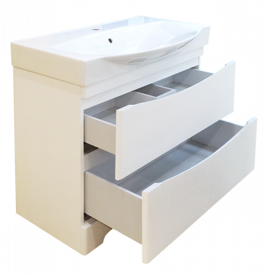 Тумба Элвис 105 с раковиной Kirovit Элвис 105 Misty фото в интернет-магазине Русалия