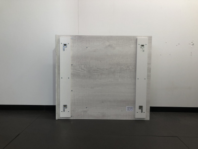 COMFORTY. Зеркало-шкаф "Бремен-90" дуб белый фото в интернет-магазине Русалия