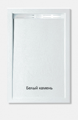Душевой поддон асимметричный 80х100 TRR10080 STONE-WT L/R Weltwasser фото в интернет-магазине Русалия