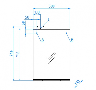Зеркало Инга 500/С Style Line фото в интернет-магазине Русалия
