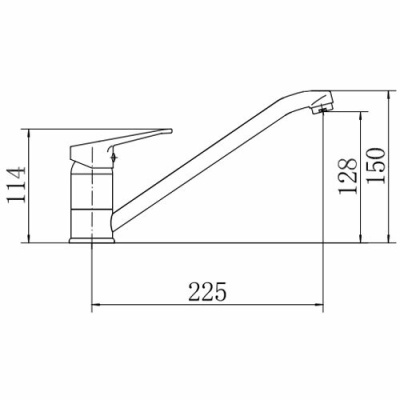 Смеситель для кухни FASHUN (A4213) фото в интернет-магазине Русалия