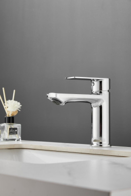 Смеситель для раковины HAIBA цвет: хром (HB10719) фото в интернет-магазине Русалия