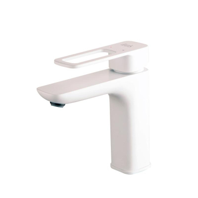 Смеситель для умывальника белый матовый IDDIS Slide (SLIWT00i01) фото в интернет-магазине Русалия