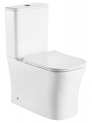 Унитаз MARMOLADA напольный безободковый Ceruttispa CT7777 (620х365х820) фото в интернет-магазине Русалия