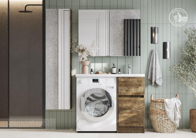 Тумба под раковину AQUATON Лондри 40 Дуб Рустикальный без фасада 1A267001LHDR0 фото в интернет-магазине Русалия