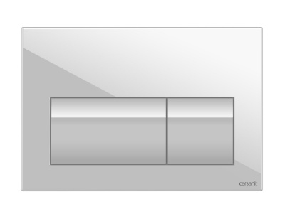 Клавиша смыва PRESTO белая BU-PRE/Wh Cersanit фото в интернет-магазине Русалия