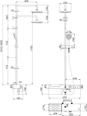 Душевая программа  Lemark Tropic (LM7007C) фото в интернет-магазине Русалия