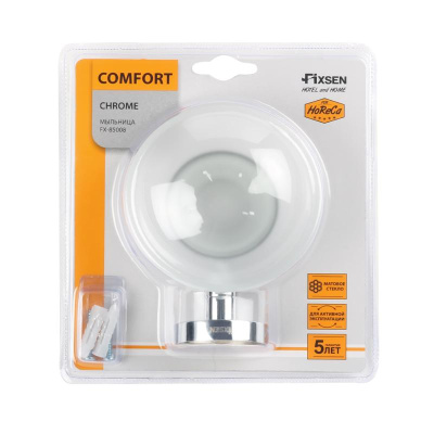 Мыльница FIXSEN COMFORT CHROME FX-85008, хром фото в интернет-магазине Русалия