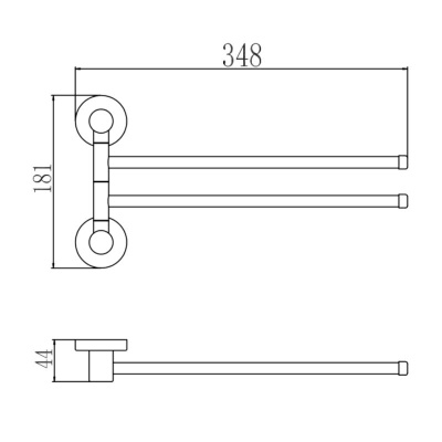 Полотенцедержатель Savol S-005602, сатин фото в интернет-магазине Русалия