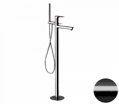 Смеситель для ванны Remer Infinity I08CFP, черный брашированный хром фото в интернет-магазине Русалия