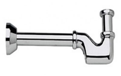 Металлический хромированный сифон для раковины/биде A-5 Ganzer фото в интернет-магазине Русалия