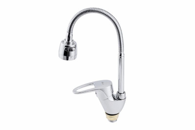 Смеситель для кухни FAUZT гибкий излив тип См-МОЦБА (FZs-811-126) фото в интернет-магазине Русалия