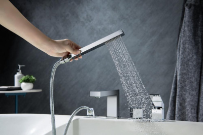 Смеситель для ванны с душем Timo Selene врезной, хром (2130/00Y) фото в интернет-магазине Русалия