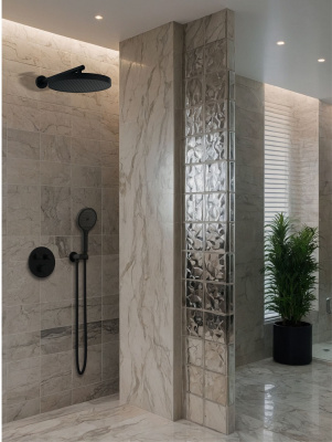 Душевая система с термостатом AltroBagno Bilancia 040416 MB AltroBagnoBilancia040416MB фото в интернет-магазине Русалия