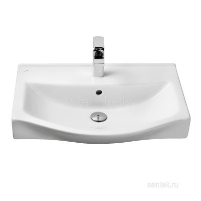 Раковина Santek Беверли 65 отверстие под смеситель 1WH302501 фото в интернет-магазине Русалия