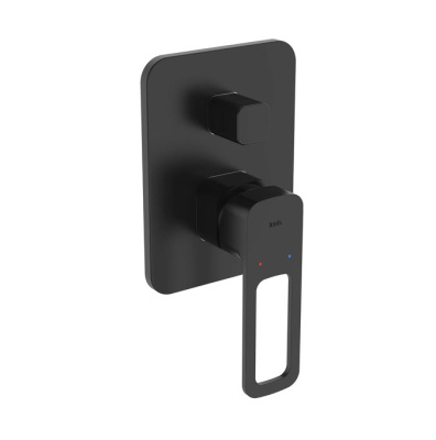 Встраиваемый смеситель с двумя выходами черный IDDIS Slide (SLIBL00i67) фото в интернет-магазине Русалия