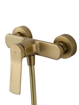 Смеситель для душа WONZON & WOGHAND, Брашированное золото (WW-B2585-BG) фото в интернет-магазине Русалия