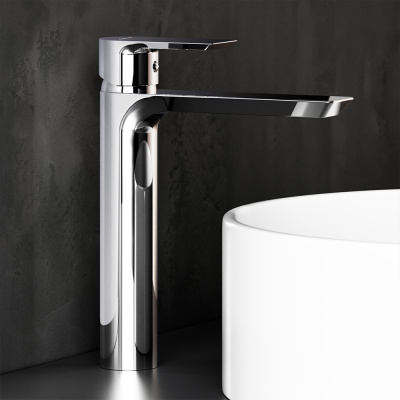 470250000 Apollo Высокий смеситель для умывальника, хром Damixa фото в интернет-магазине Русалия