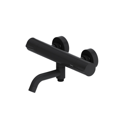 363000300 Scandinavian Pure термостатический смеситель для ванной - душа, чёрный фото в интернет-магазине Русалия