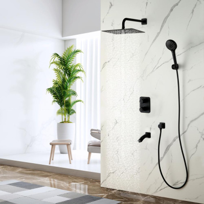 Душевая система Lemark Bronx встраиваемая (LM3742BL) фото в интернет-магазине Русалия