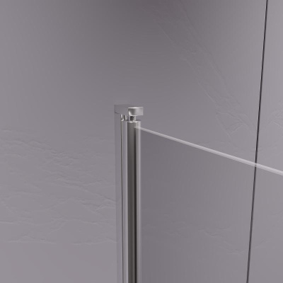 Шторка на ванну RGW SC-114, стекло прозрачное, профиль хром фото в интернет-магазине Русалия