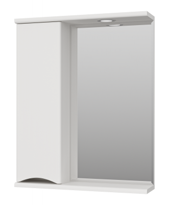 Зеркальный шкаф Атлантик 60 левый П-Атл-4060-010Л Misty фото в интернет-магазине Русалия