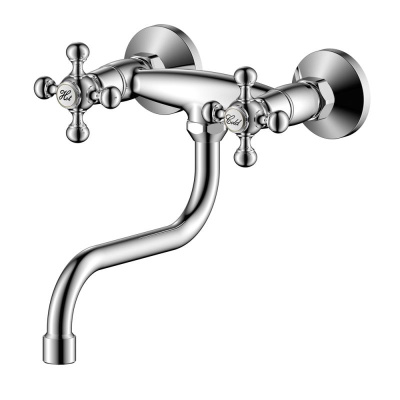 Смеситель OLIVE'S для кухни настенный GIRONA (01410GR) фото в интернет-магазине Русалия